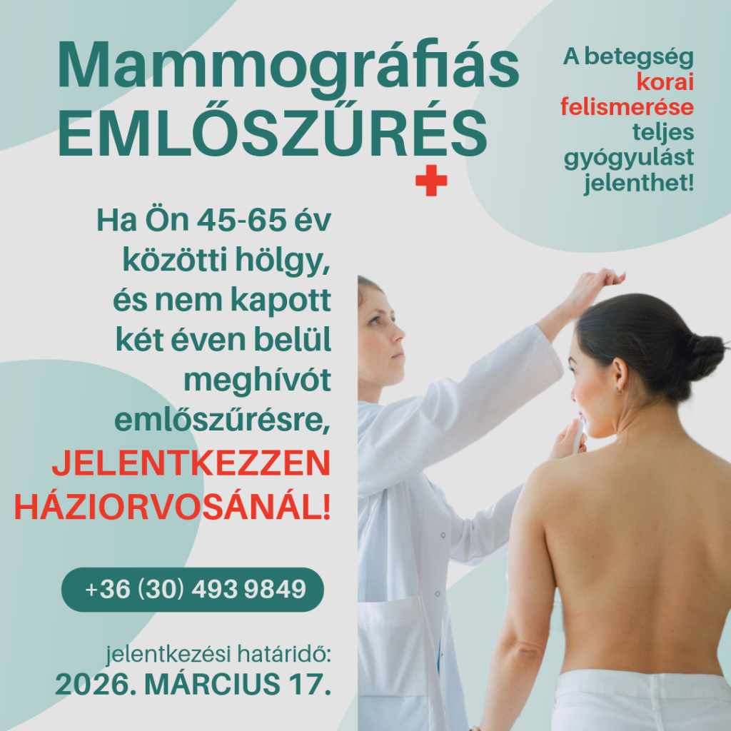 Read more about the article EGÉSZSÉGÜGYI SZŰRÉS