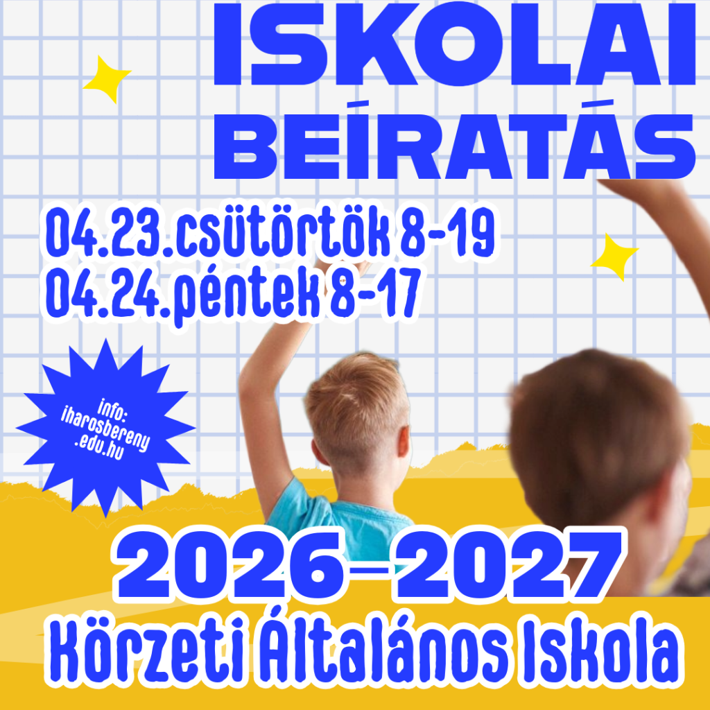 Read more about the article ISKOLAI BEÍRATÁS