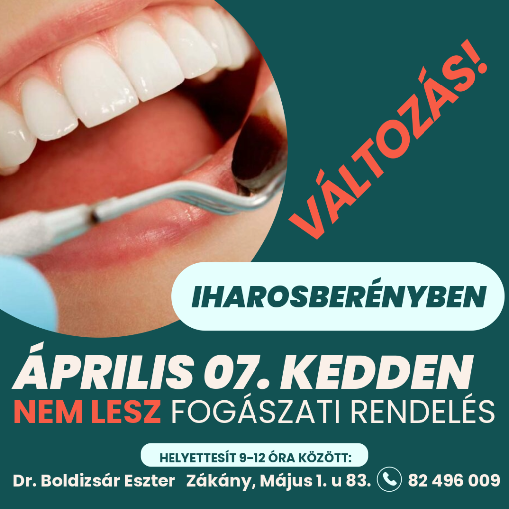 Read more about the article FOGÁSZATI HÍR