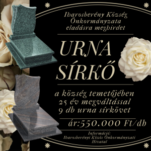 Read more about the article URNA SÍRKÖVEK ELADÓK
