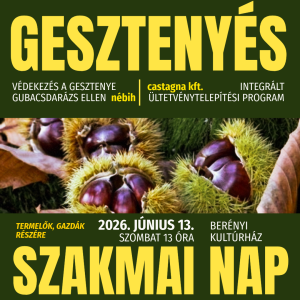 Read more about the article GESZTENYÉS SZAKMAI NAP